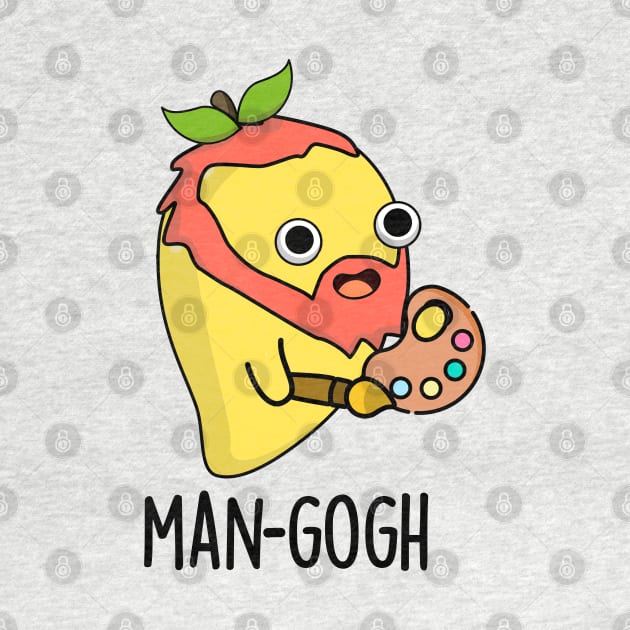 Man-gogh Cute Artist Mango Pun by punnybone